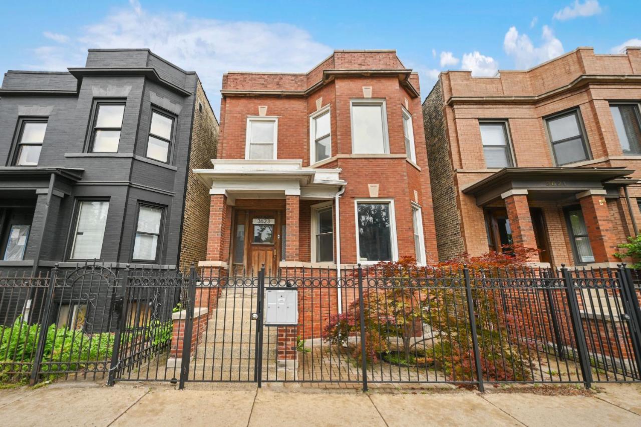 2 Bed Apt W/ Office, Free Parking, Near Wrigley Chicago Kültér fotó